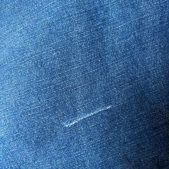 J Jill Denim Kick Flare Ankle Raw Hem Jeans size 8p - Picture 10 of 13